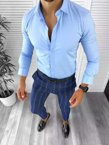 Tinuta barbati smart casual Pantaloni + Camasa 12661
